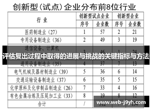 评估复出过程中取得的进展与挑战的关键指标与方法