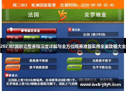2023欧国联完整赛程深度详解与全方位观赛准备实用全面攻略大全 2023欧国联完整赛程深度详解与全方位观赛准备实用全面攻略大全